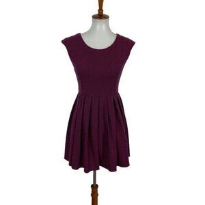 Urban Outfitters Knit Dress 0 Pink Blue Sleeveless Y2K Cottagecore